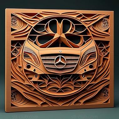 3D мадэль Mercedes Benz C (STL)